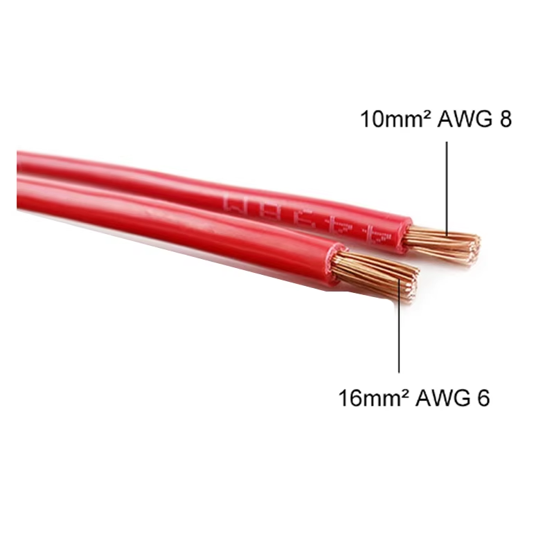 VILASTING Battery Inverter Cable Set with Terminals 8/6AWG Stranded Copper Cord Solar Power Connection Wire with Lug - Image 3